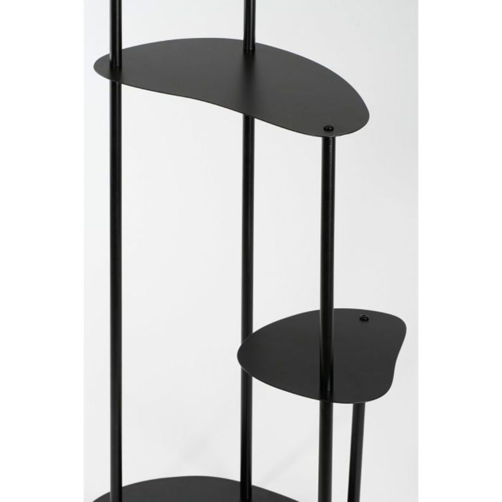 Mica Decorations 100cm Fonda Black Plant Stand