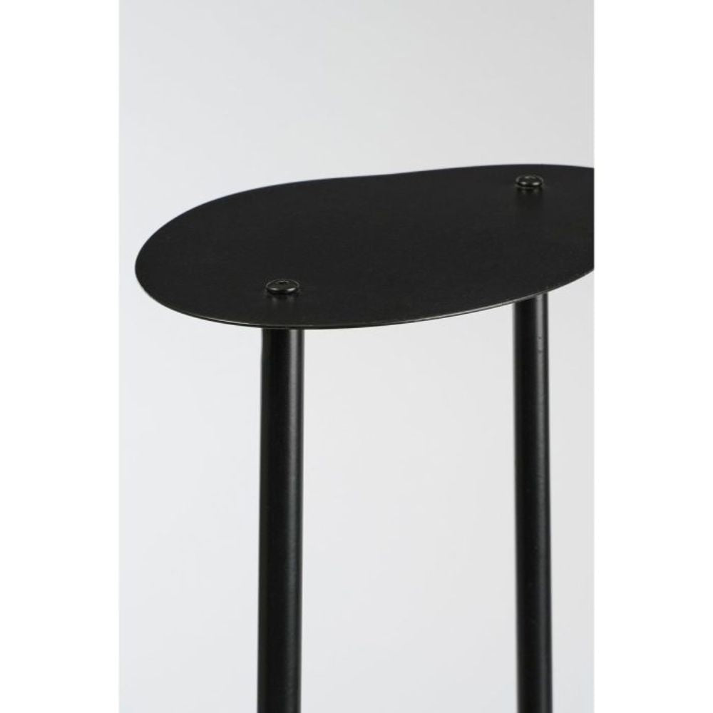 Mica Decorations 100cm Fonda Black Plant Stand