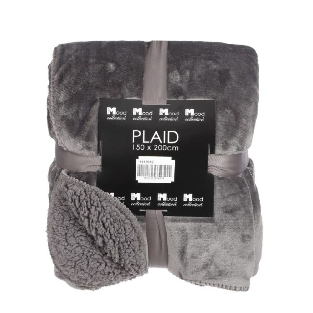 Mica Decorations 200cm x 150cm Anthracite Mardy Fleece Throw