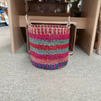 Mica Decorations 29cm Dark Pink Fredo Basket - Old Railway Line Garden Centre