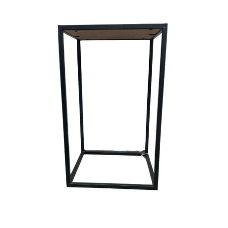 Mica Decorations 30cm Black Quinty Side Table - Old Railway Line Garden Centre