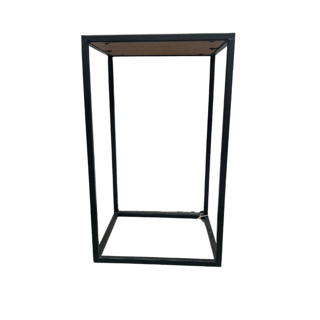 Mica Decorations 30cm Black Quinty Side Table - Old Railway Line Garden Centre