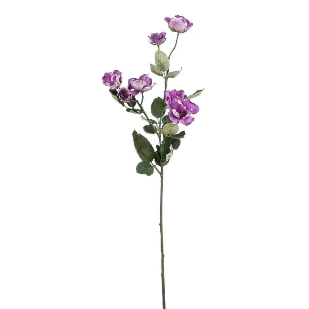 Mica Decorations 69cm Purple Artificial Rose Stem