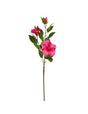 Mica Decorations 74cm Hibiscus Artificial Flower Stem Pink - Old Railway Line Garden Centre