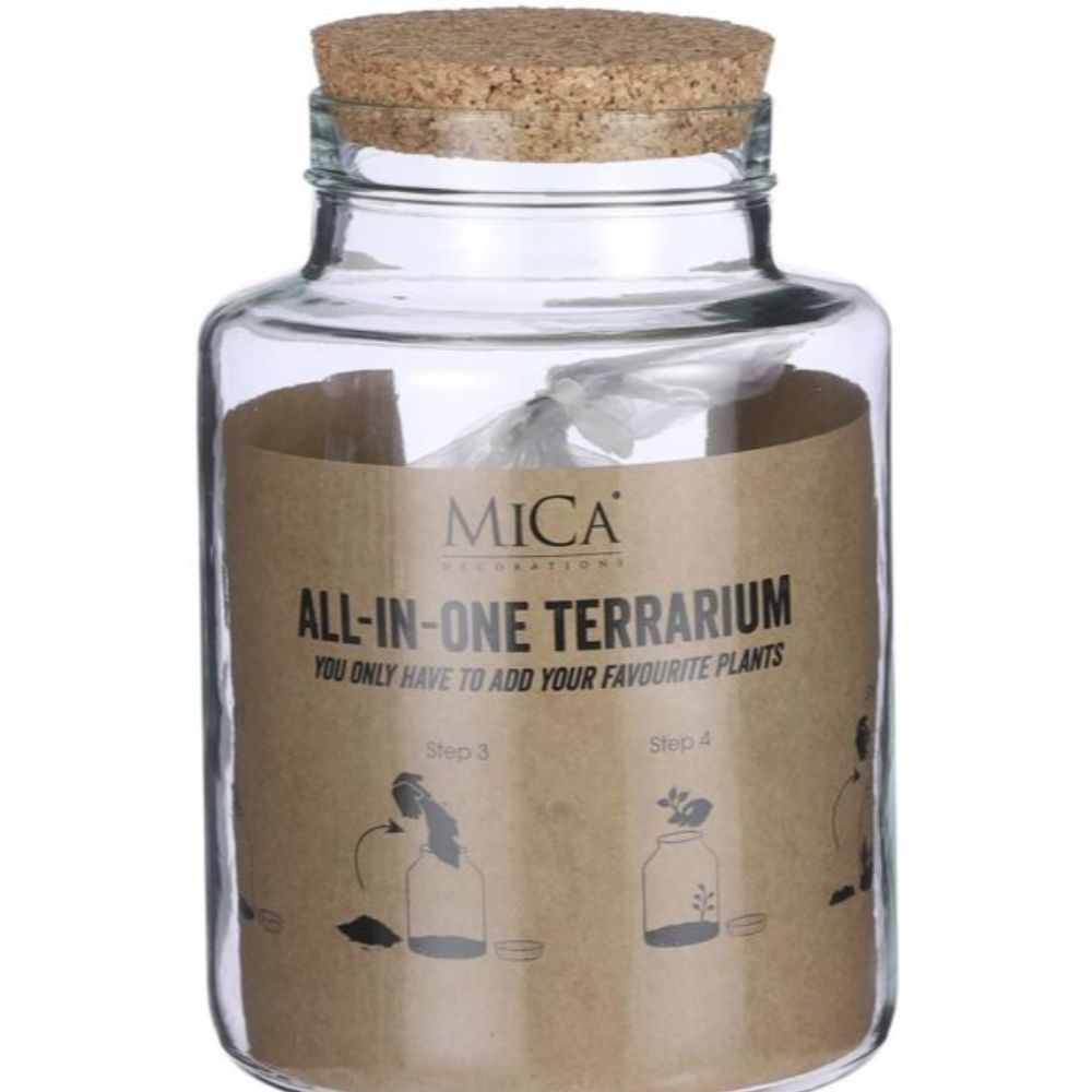 Mica Decorations 20cm All-in-One Terrarium