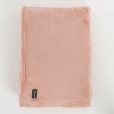 Mica Decorations Famke Fleece Plaid - L180 x W130 cm - Peach