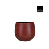 Mica Decorations Gabriel Plant Pot - H20 x D25 cm - Bordeaux