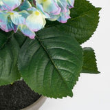 Mica Decorations Hydrangea Artificial Plant in Pot - H40 x D35cm - Purple