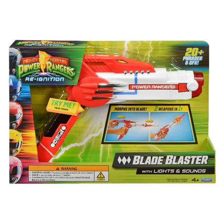 Mighty Morphin Power Rangers Blade Blaster Toy - Old Railway Line Garden Centre