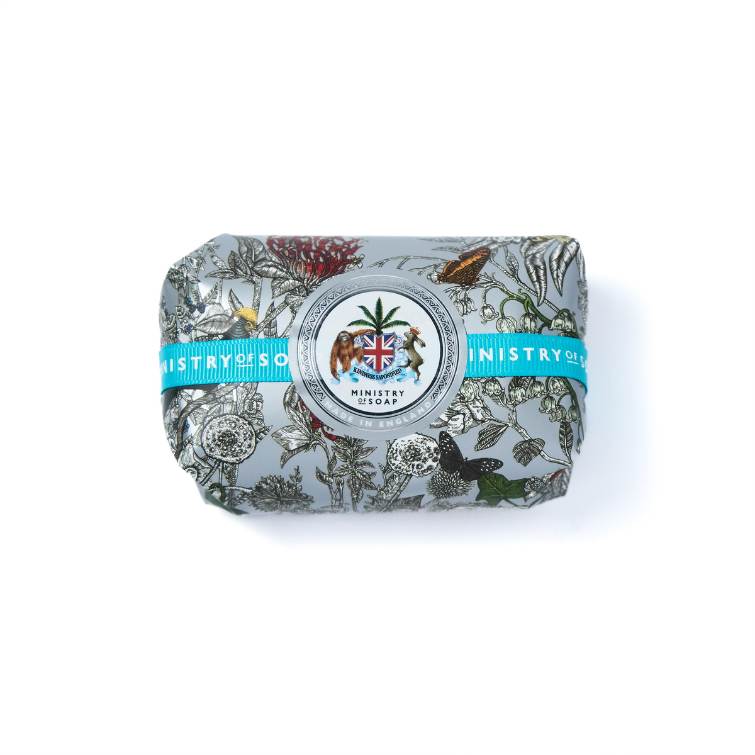 Ministry of Soap 180g Leather & Golden Amber Soap Bar - 51266 - Old Railway Line Garden Centre