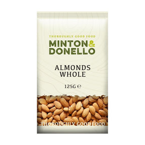 Minton & Donello 125g Almonds Whole - Old Railway Line Garden Centre