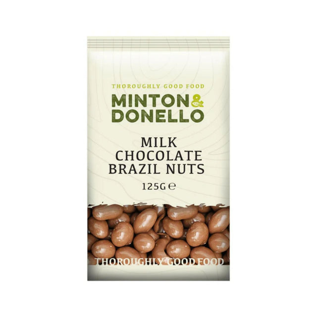 Minton & Donello 125g Milk Chocolate Brazil Nuts - Old Railway Line Garden Centre