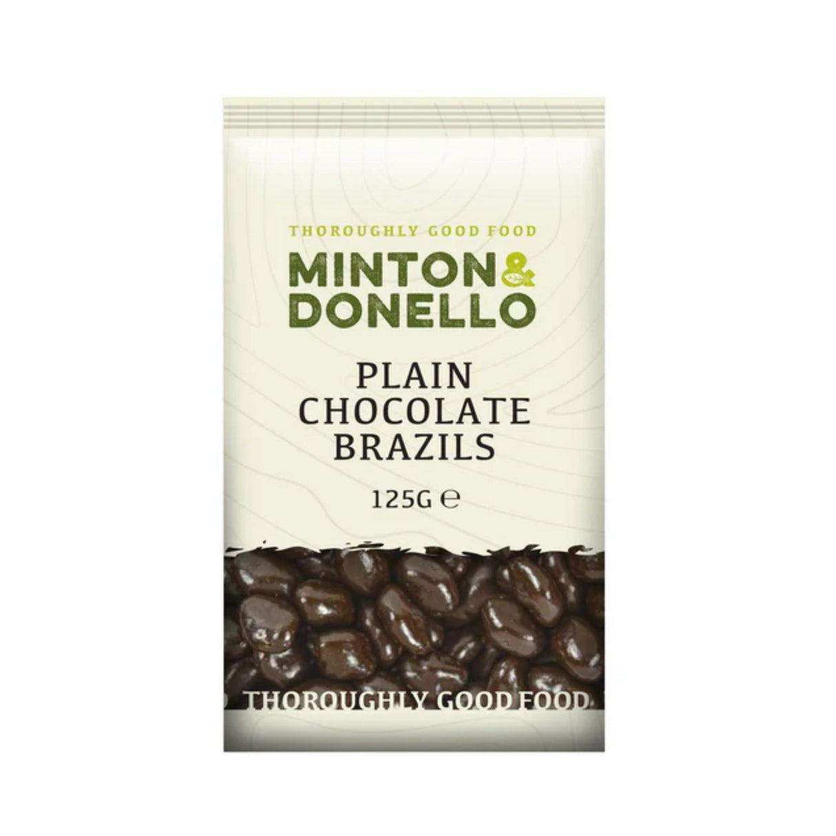 Minton & Donello 125g Plain Chocolate Brazil Nuts - Old Railway Line Garden Centre