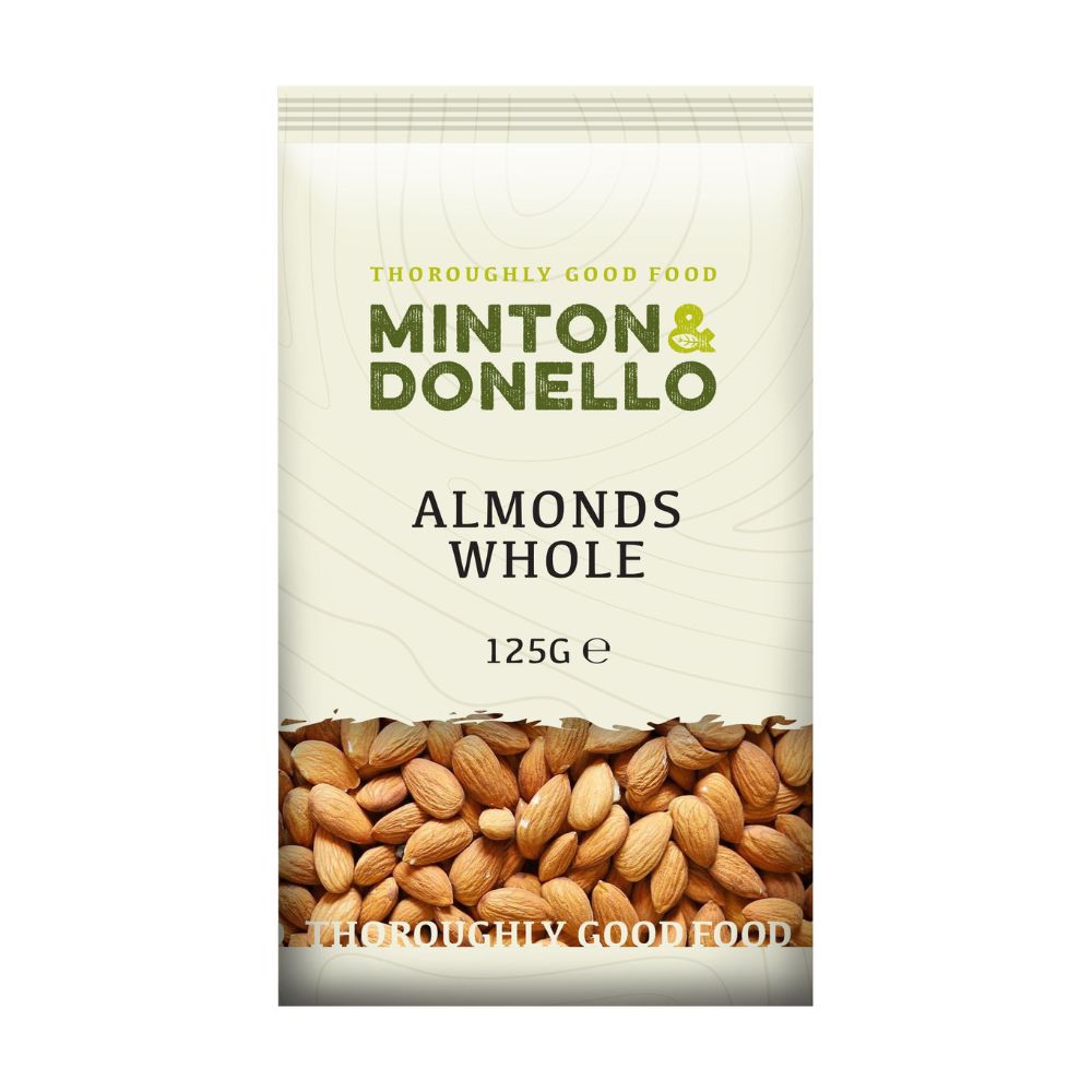 Minton & Donello 125g Almonds Whole