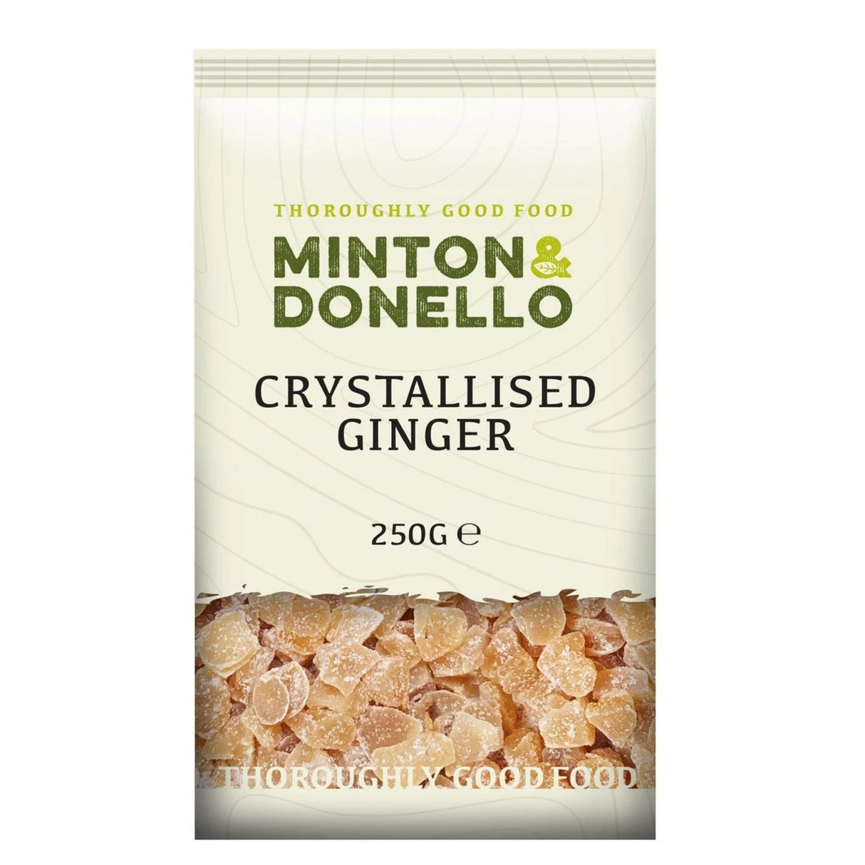 Minton & Donello 250g Crystallised Ginger - Old Railway Line Garden Centre