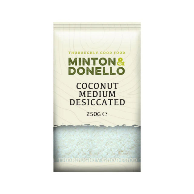 Minton & Donello 250g Medium Desiccated Coconut - Old Railway Line Garden Centre