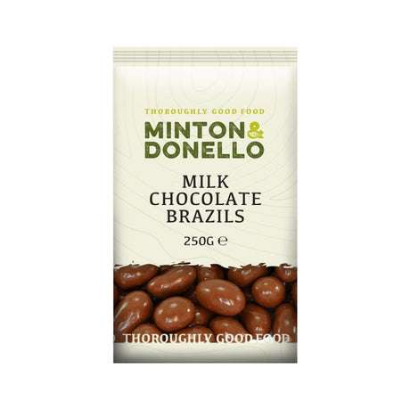 Minton & Donello 250g Milk Chocolate Brazil Nuts - Old Railway Line Garden Centre