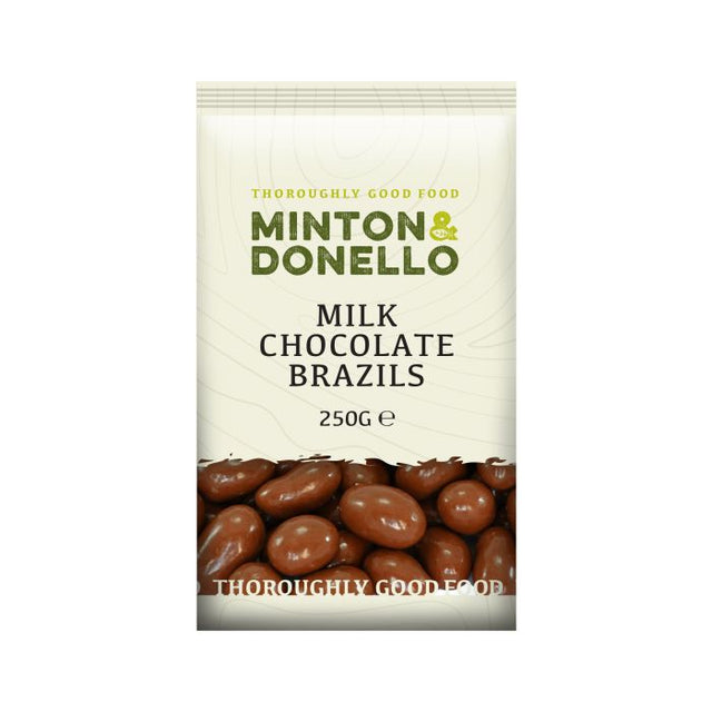 Minton & Donello 250g Milk Chocolate Brazil Nuts - Old Railway Line Garden Centre