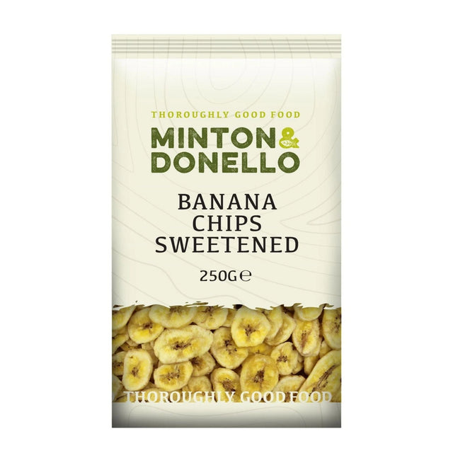 Minton & Donello 250g Sweetened Banana Chips - Old Railway Line Garden Centre