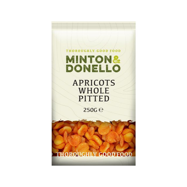 Minton & Donello 250g Whole Pitted Apricots - Old Railway Line Garden Centre