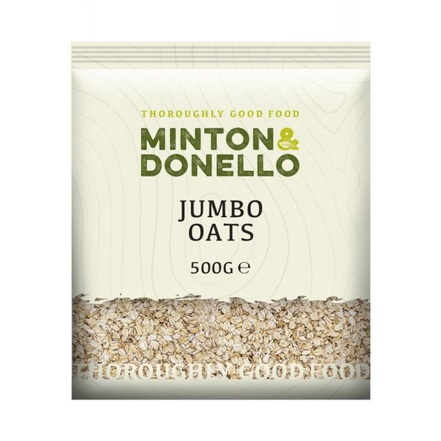 Minton & Donello 500g Jumbo Oats - Old Railway Line Garden Centre
