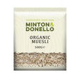 Minton & Donello 500g Organic Muesli - Old Railway Line Garden Centre