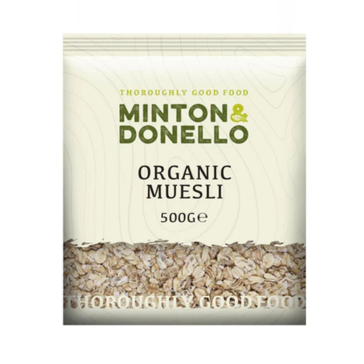 Minton & Donello 500g Organic Muesli - Old Railway Line Garden Centre