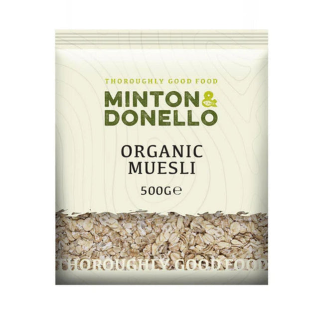 Minton & Donello 500g Organic Muesli - Old Railway Line Garden Centre