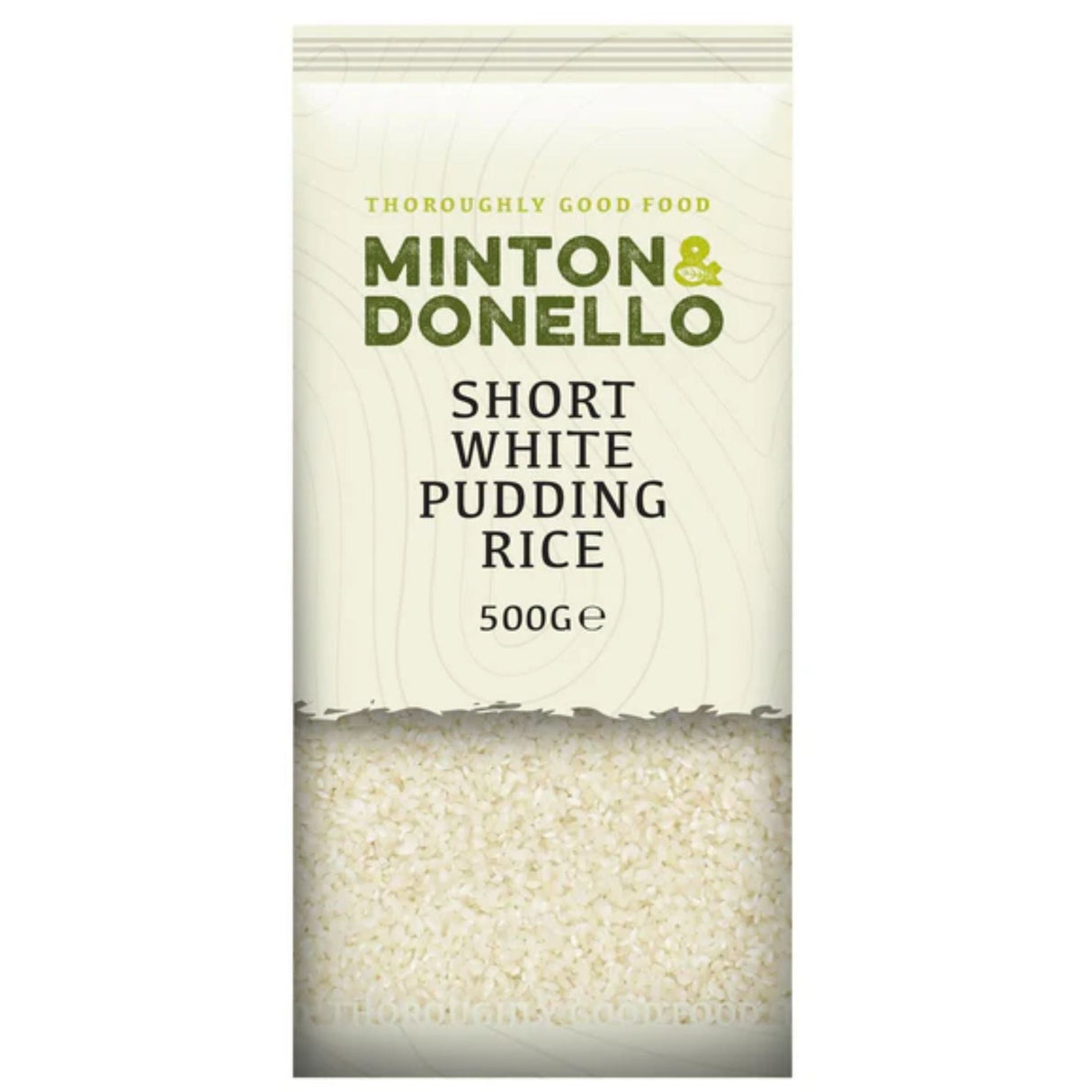 Minton & Donello 500g Short White Pudding Rice - Old Railway Line Garden Centre