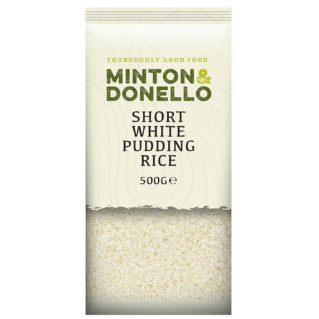 Minton & Donello 500g Short White Pudding Rice - Old Railway Line Garden Centre
