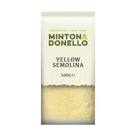 Minton & Donello 500g Yellow Semolina - Old Railway Line Garden Centre