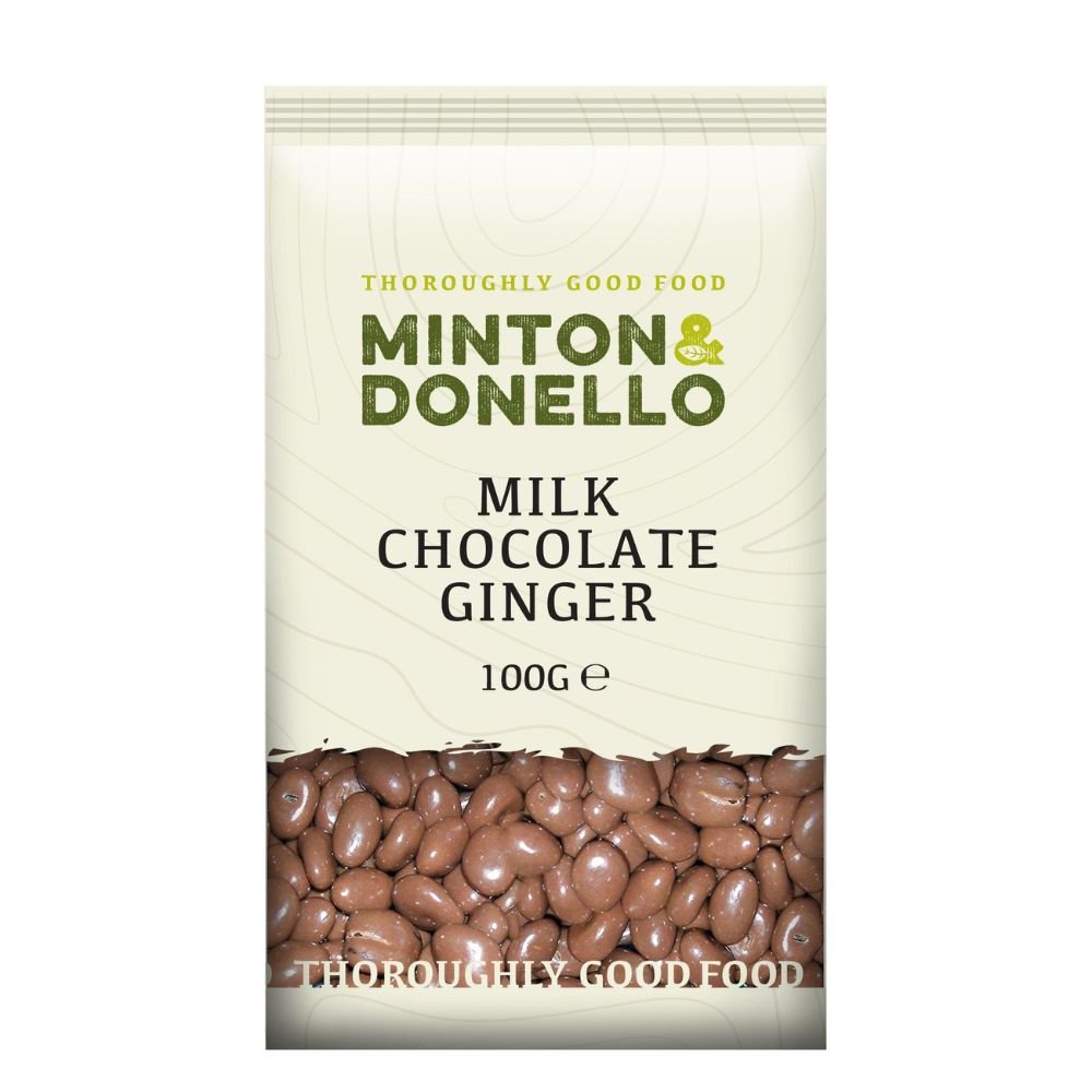 Minton & Donello Milk Chocolate Ginger - Old Railway Line Garden Centre