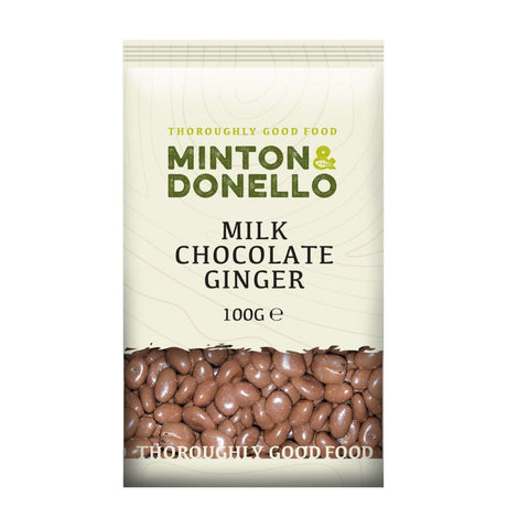 Minton & Donello Milk Chocolate Ginger - Old Railway Line Garden Centre