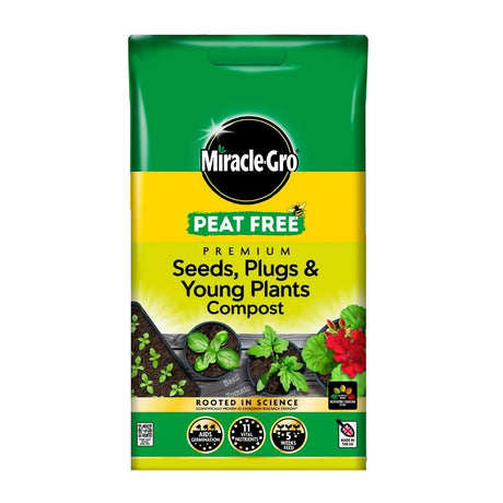 Miracle - Gro® 20L Seed & Plug Peat Free Compost - Old Railway Line Garden Centre