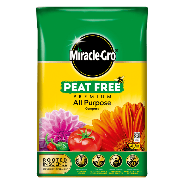 Miracle - Gro 40L All Purpose Peat Free Compost - 2 FOR £14 - Old Railway Line Garden Centre
