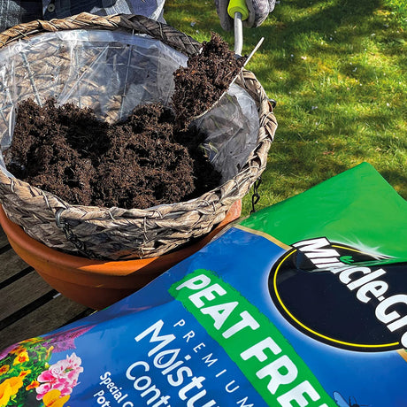 Miracle - Gro 40L Peat Free Premium Moisture Control Compost - 2 FOR £15 - Old Railway Line Garden Centre