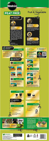 Miracle - Gro 40L Premium Peat Free Fruit & Veg Compost - Old Railway Line Garden Centre