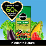 Miracle - Gro 40L Premium Peat Free Fruit & Veg Compost - Old Railway Line Garden Centre