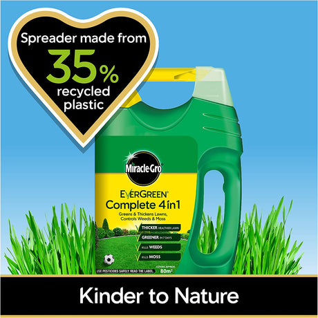 Miracle - Gro® EverGreen® Complete 4 in 1 Lawn Feed with Spreader - Old Railway Line Garden Centre