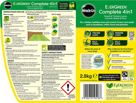 Miracle - Gro® EverGreen® Complete 4 in 1 Lawn Feed with Spreader - Old Railway Line Garden Centre