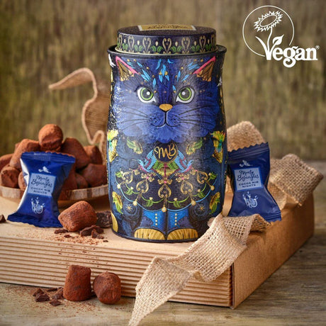 Monty Bojangles 135g Midnight Prince Cocoa Nib Nights Vegan Truffles Tin