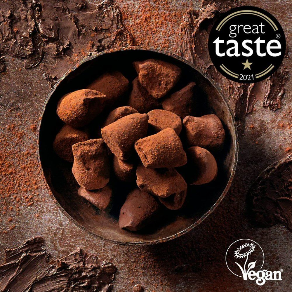 Monty Bojangles 135g Midnight Prince Cocoa Nib Nights Vegan Truffles Tin