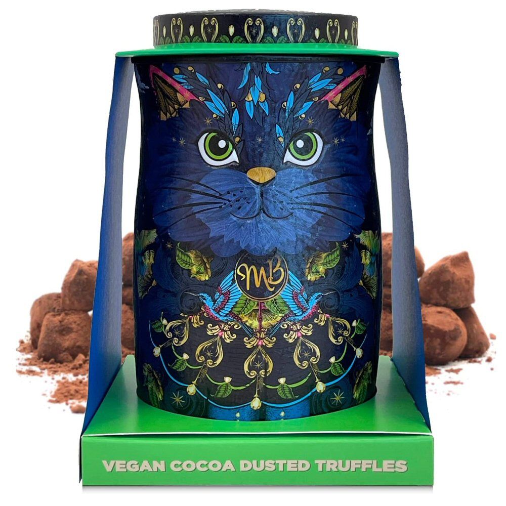 Monty Bojangles 135g Midnight Prince Cocoa Nib Nights Vegan Truffles Tin
