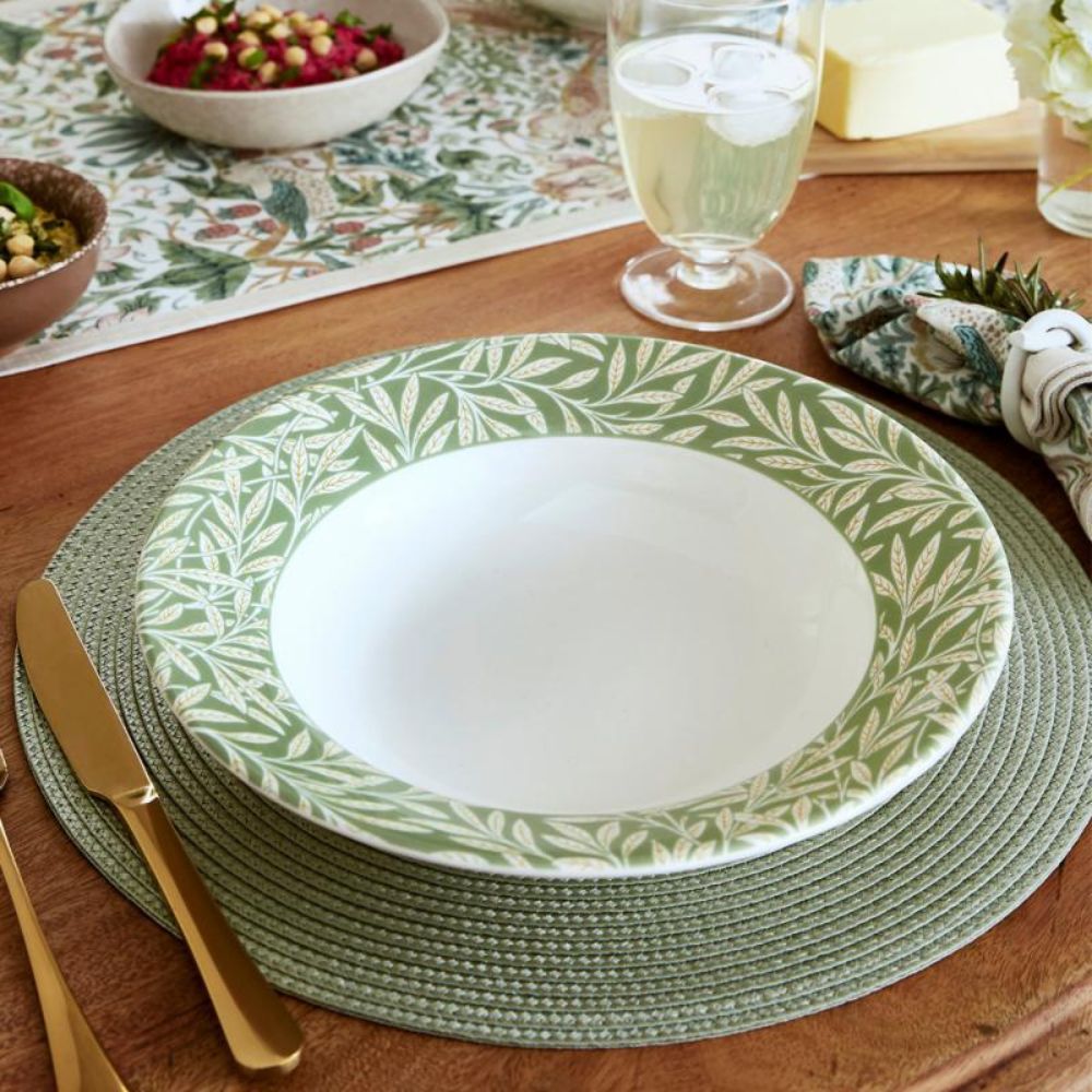 Morris & Co 26cm Pasta plate willow