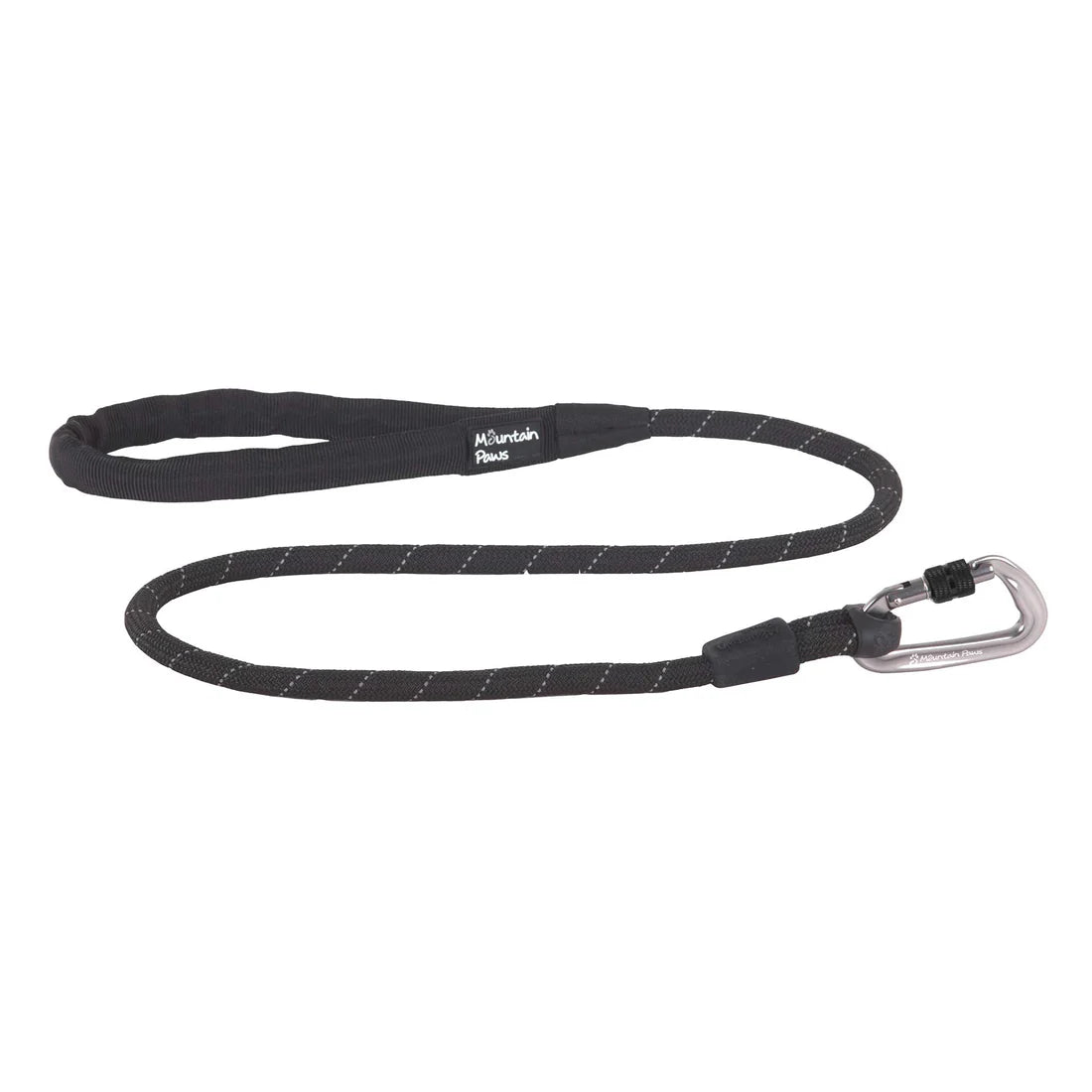 Mountain Paws 120cm Rope Dog Lead - Black