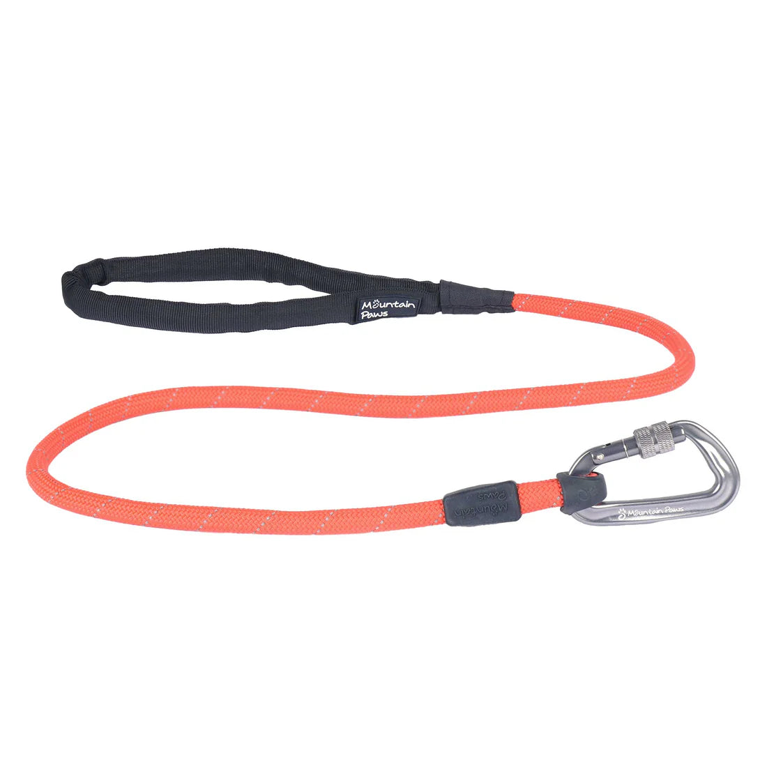 Mountain Paws 120cm Rope Dog Lead - Orange