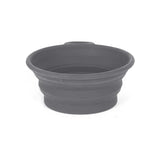 Mountain Paws Silicone Collapsible Dog Bowl - Grey