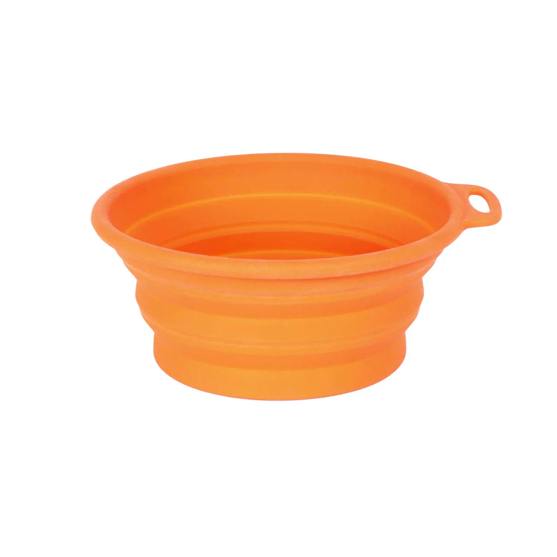 Mountain Paws Silicone Collapsible Dog Bowl - Orange