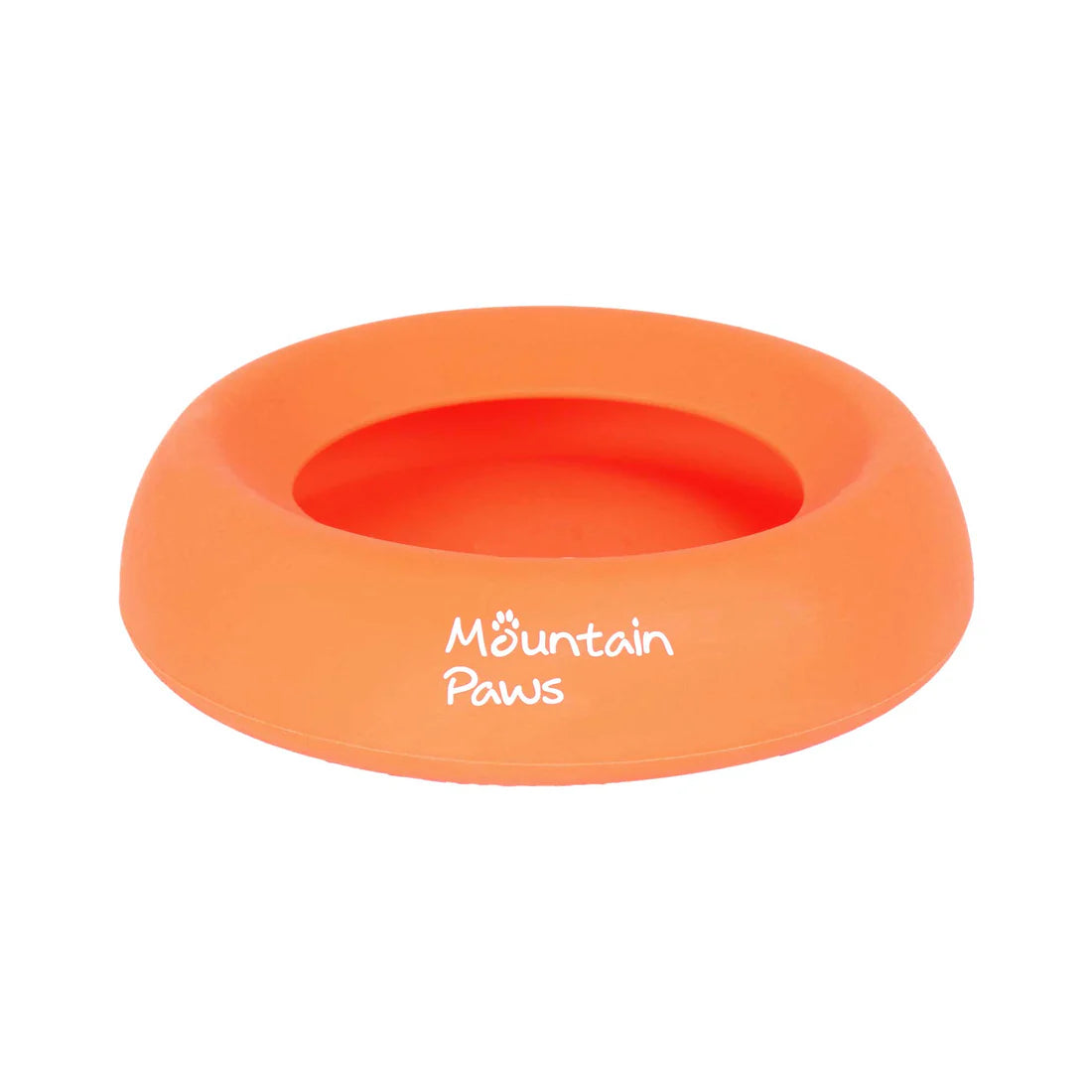 Mountain Paws Splashproof Dog Bowl - Orange