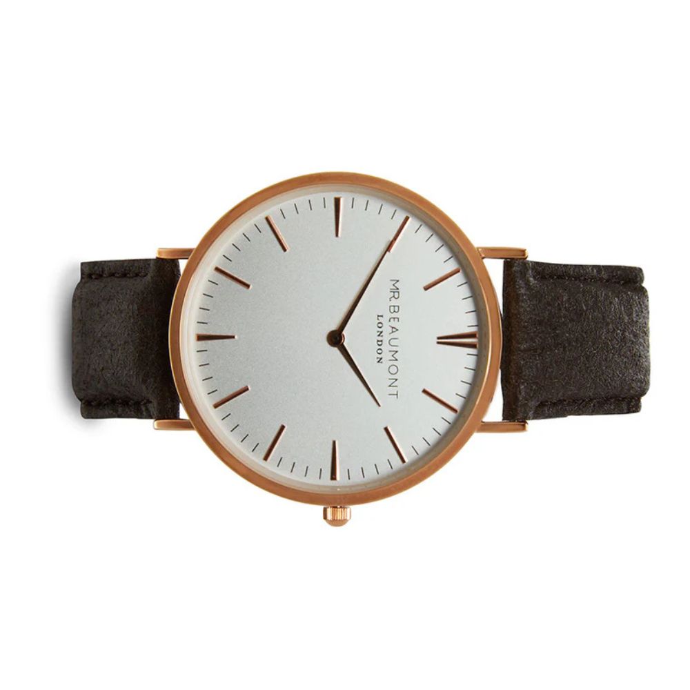 Mr Beaumont Leather Brown Watch